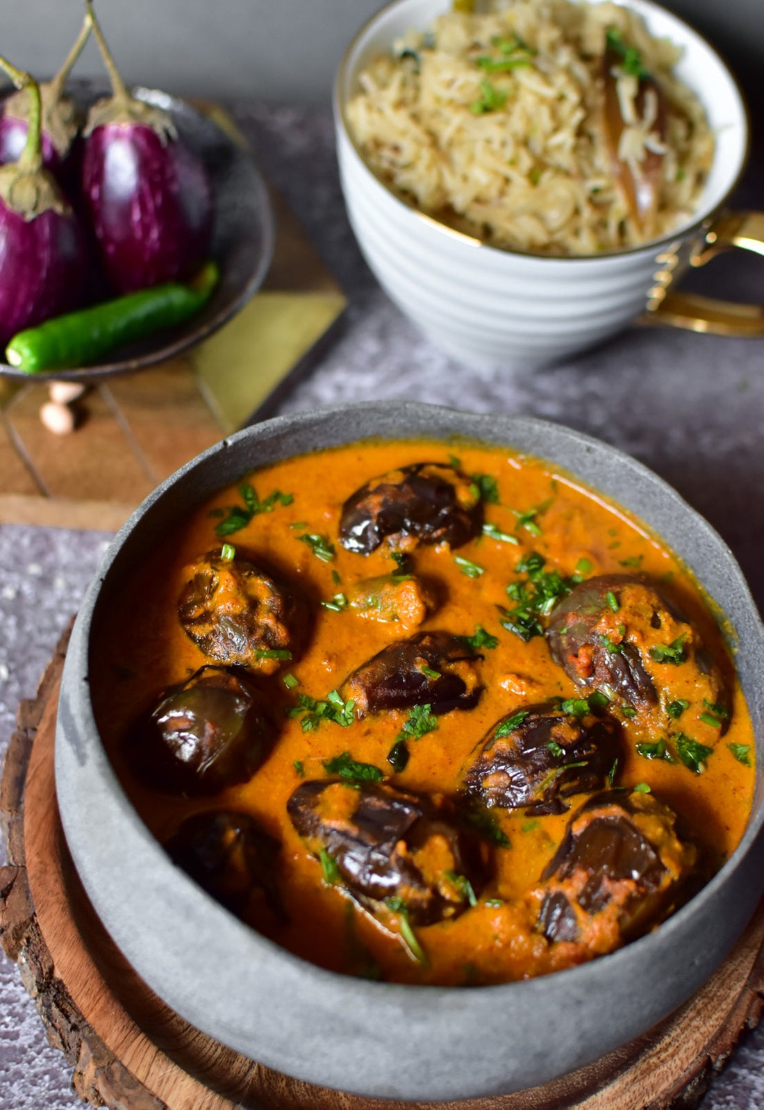 Bagara Baingan Eggplant Hyderabadi Style (Cook 6 min)