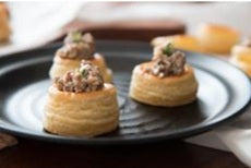 Lucknowi Mughlai Vol-au-Vent, Wild Mushrooms & Peas
